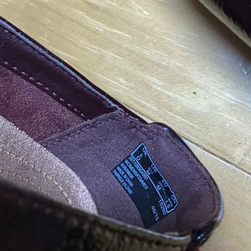 Clarks Loafers Maroon
